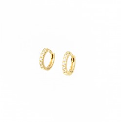 Mini Zircon Hoops