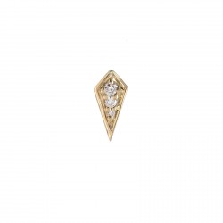 Boucle d'Oreille Point Diamant