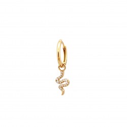 Boucle d'Oreille Serpent