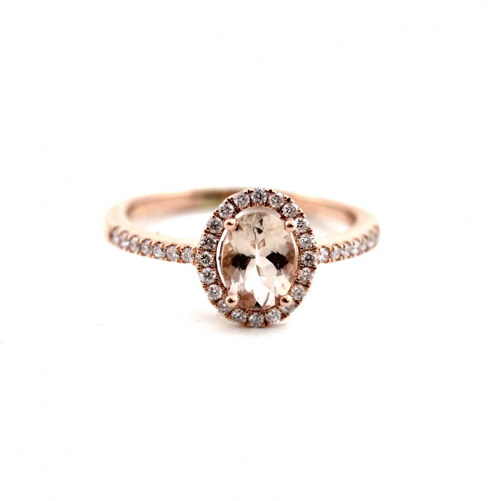 Bague morganite sales