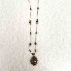 Collier Tibétain  Corindon