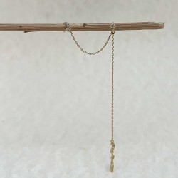 Boucle d'Oreille Lune